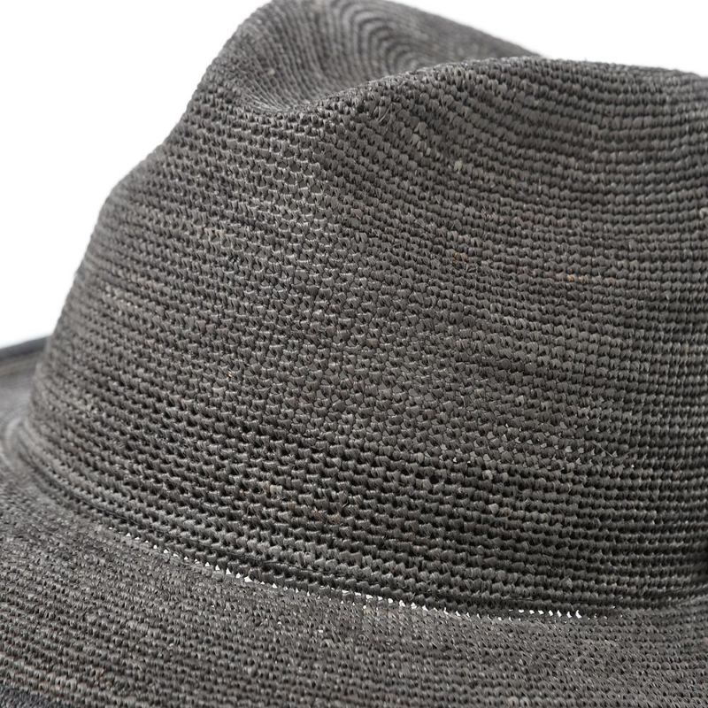 ガリュープラネットのラフィアハット Crushable Raffia Hat（クラッシャブル ラフィアハット）819 グレー