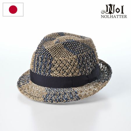 ノルのストローハット Screw hat pandan ST（スクリュー ハット パンダン ST） ブルー