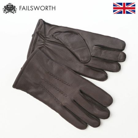 フェイルスワースの手袋 Deer Leather Glove（ディア レザーグローブ） ブラウン