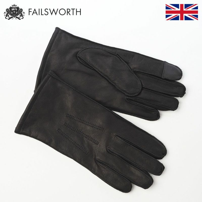 フェイルスワースの手袋 Goat Leather Glove（ゴート レザーグローブ） ブラック