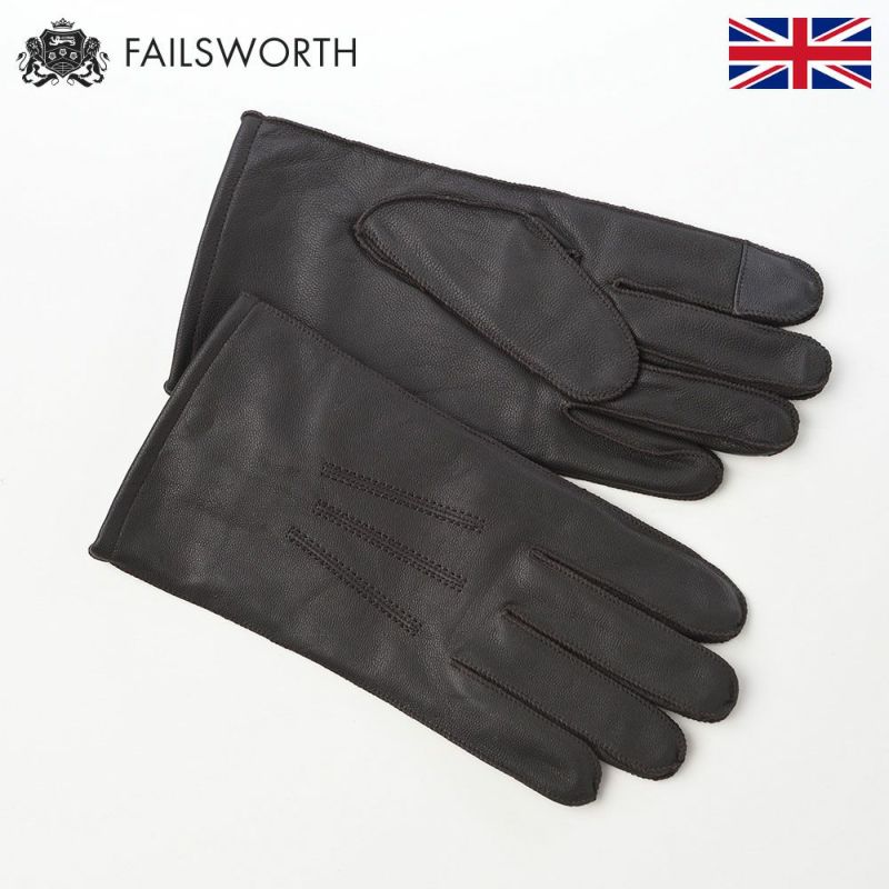 フェイルスワースの手袋 Goat Leather Glove（ゴート レザーグローブ） ブラウン