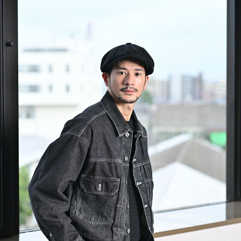 フェイルスワースのキャスケット ALFIE MELTON（アルフィー メルトン） ブラック