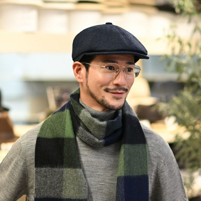 フェイルスワースのハンチング Hudson Mix（ハドソン ミックス） ブルー