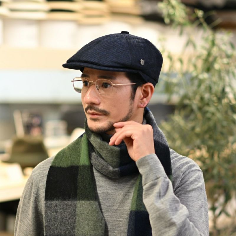 フェイルスワースのハンチング Hudson Mix（ハドソン ミックス） ブルー