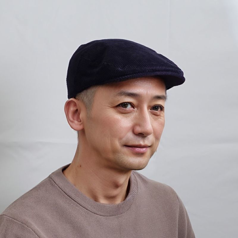 フェイルスワースのハンチング Corduroy Cap（コーデュロイ キャップ） ネイビー