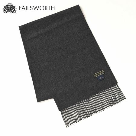 フェイルスワースのマフラー Wool Scarf（ウール スカーフ） チャコール