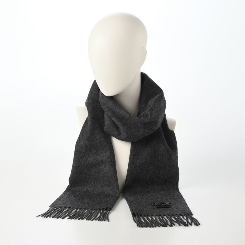 フェイルスワースのマフラー Wool Scarf（ウール スカーフ） チャコール