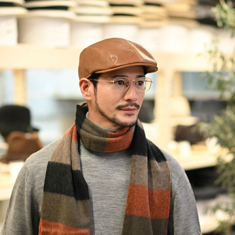 マローネのハンチング Lamb Leather Hunting（ラムレザー ハンチング） BN094 ブラウン