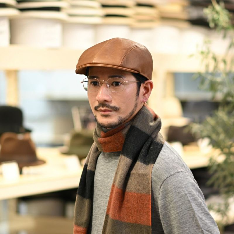 マローネのハンチング Lamb Leather Hunting（ラムレザー ハンチング） BN094 ブラウン