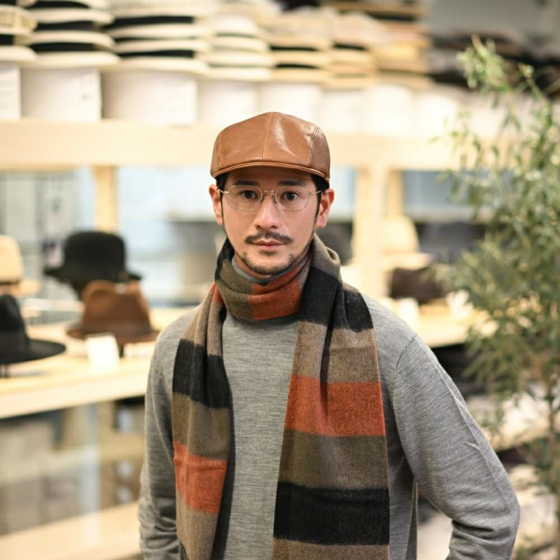 マローネのハンチング Lamb Leather Hunting（ラムレザー ハンチング） BN094 ブラウン