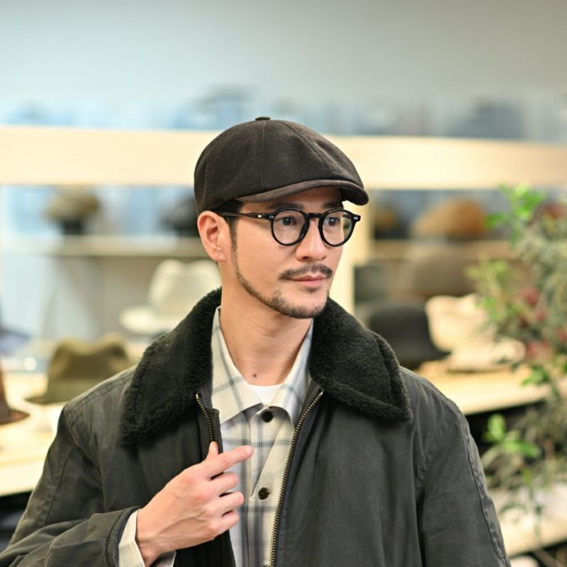 マローネのハンチング Eisei（エイセイ） BT1147 ブラウン