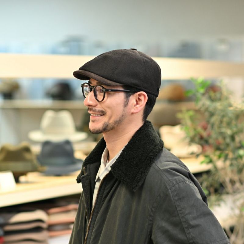 マローネのハンチング Eisei（エイセイ） BT1147 ブラウン