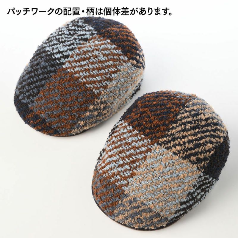 マローネのハンチング Milano Big Check（ミラノ ビッグ チェック） BT1211 ブラウン