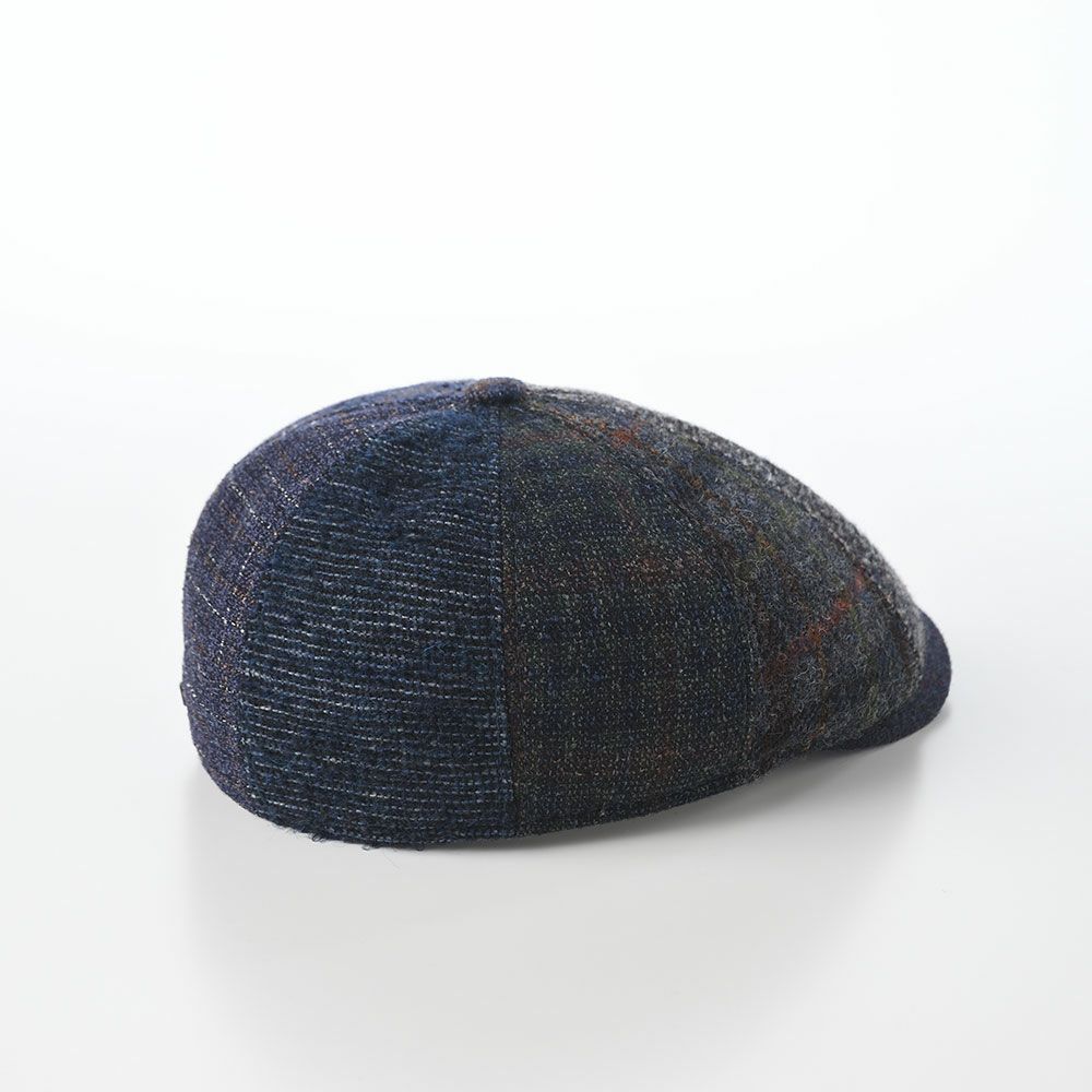 マローネのハンチング Fauna Patchwork（フォーナ パッチワーク） BT1251 ブルー