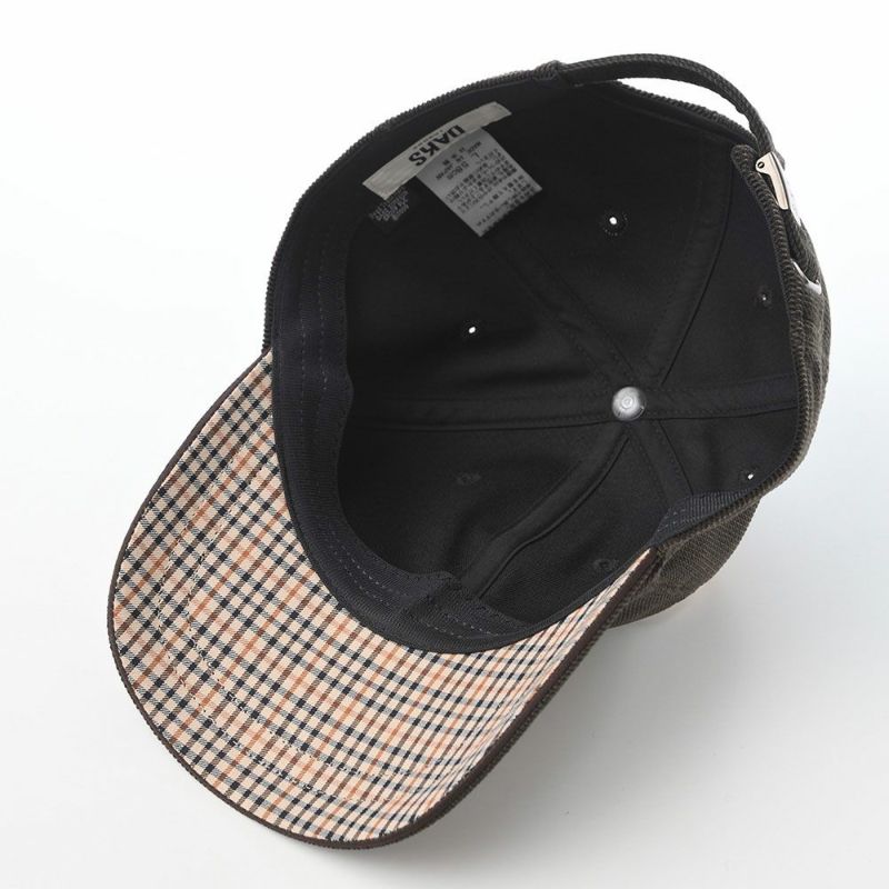 ダックスのキャップ Cap Tricot Corduroy（キャップ トリコットコーデュロイ） D1924 ブラウン