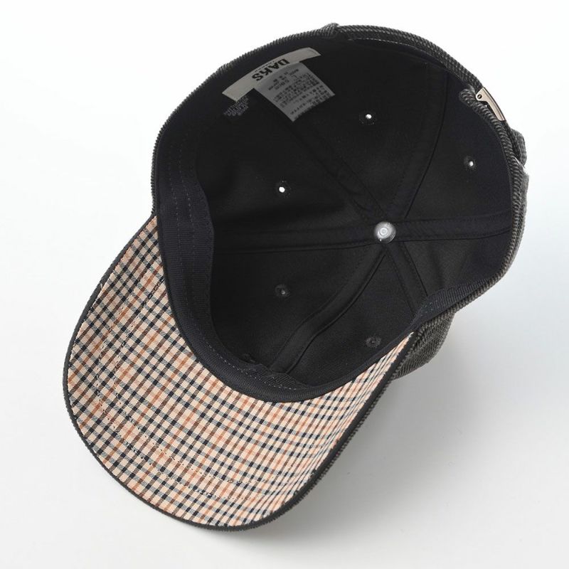 ダックスのキャップ Cap Tricot Corduroy（キャップ トリコットコーデュロイ） D1924 チャコール