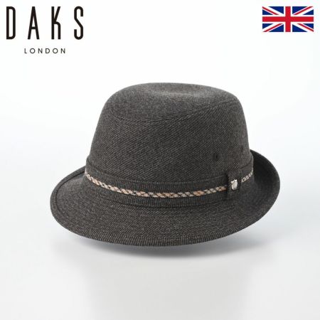 ダックスのアルペンハット Genova Alpen Tweed Twill（ジェノバアルペン ツイードツイル） D1936 ブラウン