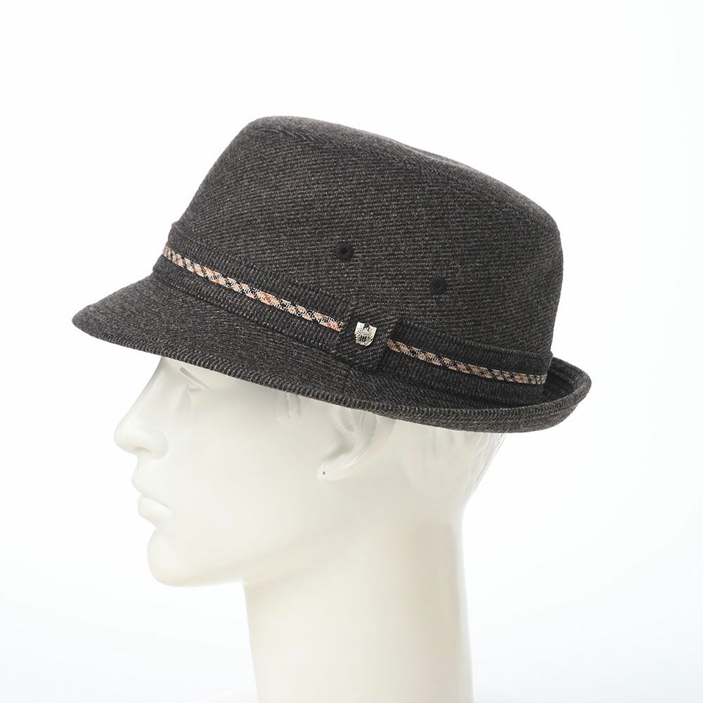 ダックスのアルペンハット Genova Alpen Tweed Twill（ジェノバアルペン ツイードツイル） D1936 ブラウン