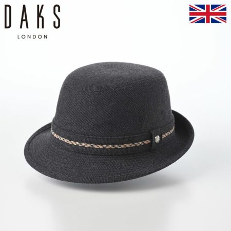 ダックスのアルペンハット Genova Alpen Tweed Twill（ジェノバアルペン ツイードツイル） D1936 チャコール