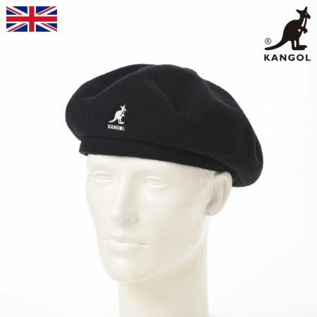 カンゴールのベレー帽 WOOL JAX BERET（ウール ジャックス ベレー） ブラック