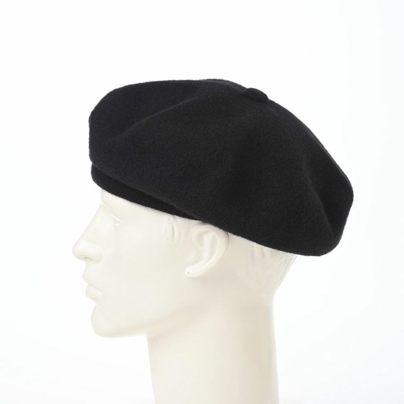 カンゴールのベレー帽 WOOL JAX BERET（ウール ジャックス ベレー） ブラック