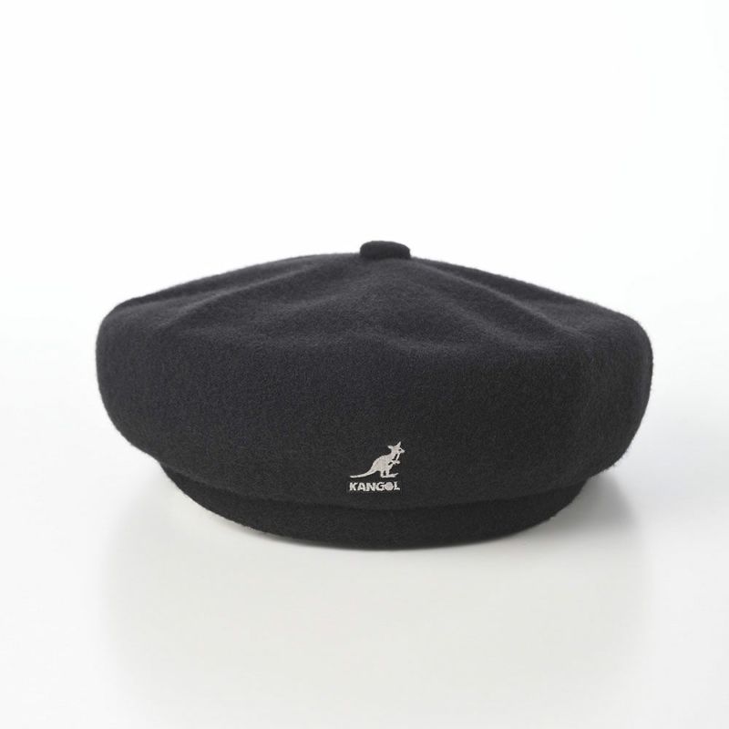 カンゴールのベレー帽 WOOL JAX BERET（ウール ジャックス ベレー） ブラック