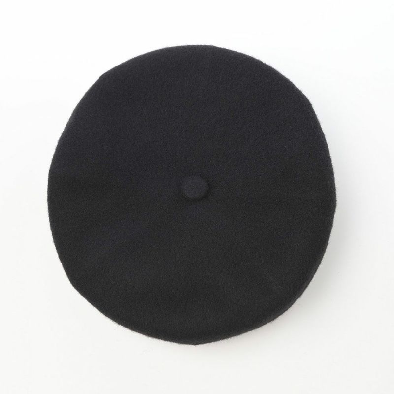 カンゴールのベレー帽 WOOL JAX BERET（ウール ジャックス ベレー） ブラック