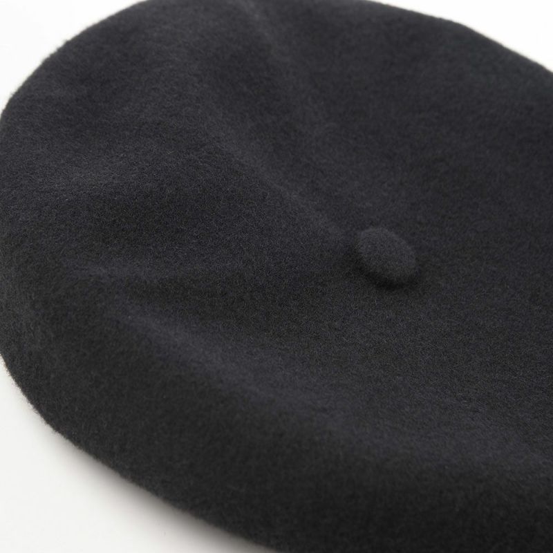 カンゴールのベレー帽 WOOL JAX BERET（ウール ジャックス ベレー） ブラック