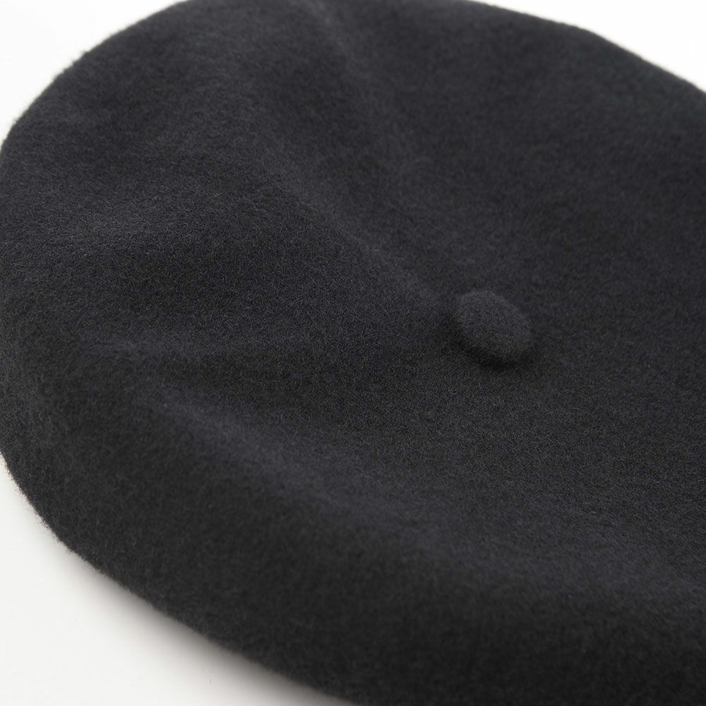 カンゴールのベレー帽 WOOL JAX BERET（ウール ジャックス ベレー） ブラック