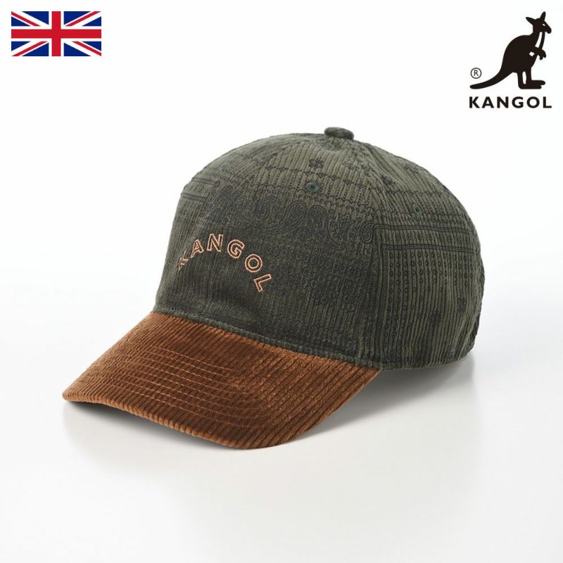 カンゴールのキャップ FLEXFIT CORD BASEBALL CAP（フレックスフィット コード ベースボールキャップ） オリーブ