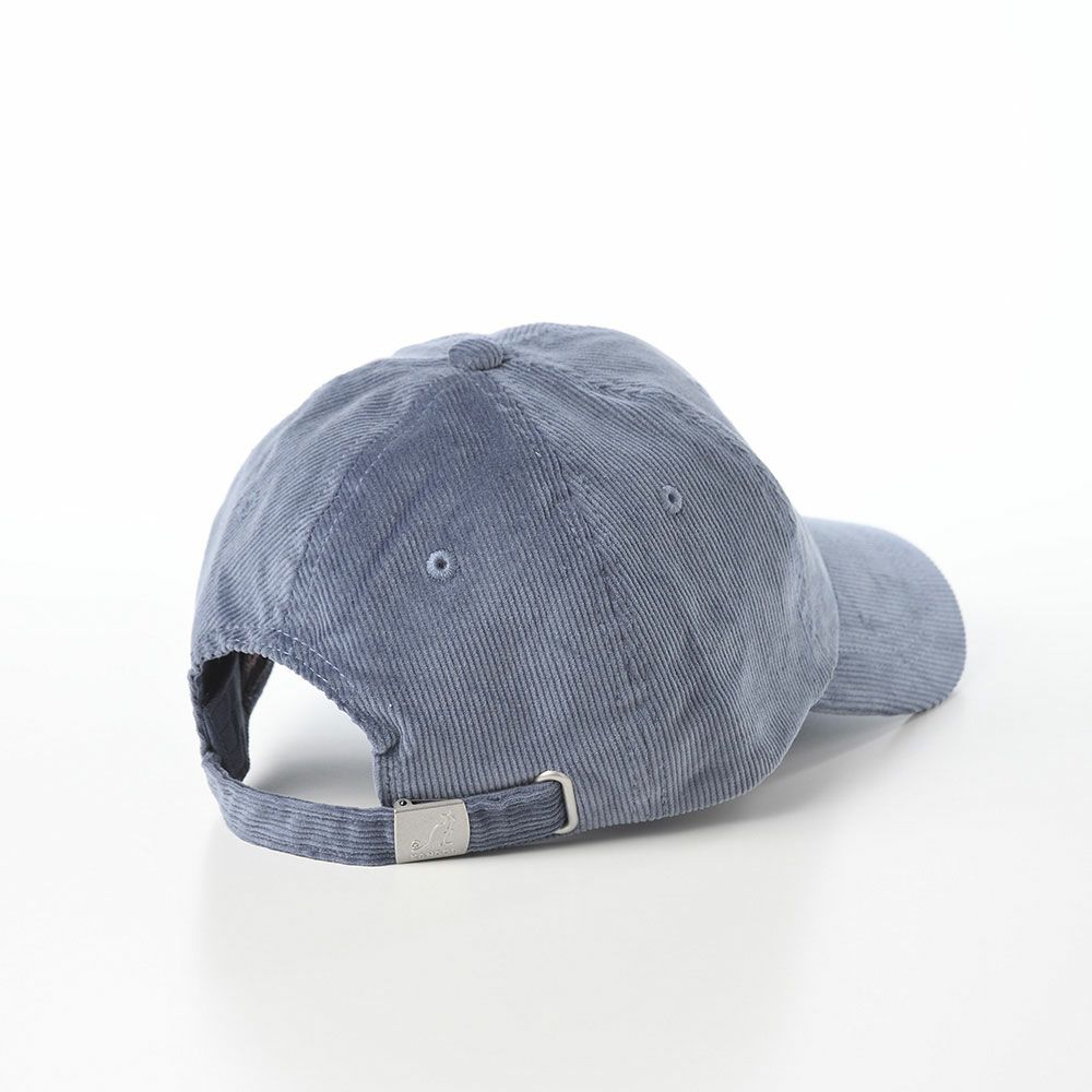 カンゴールのキャップ CORD BASEBALL（コーデュロイ ベースボール） デニムブルー