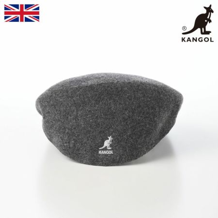 カンゴールのハンチング WOOL 504（ウール） ダークフランネル