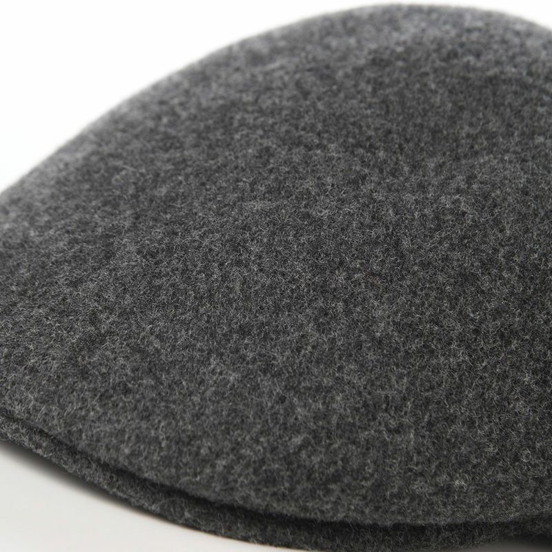 カンゴールのハンチング SEAMLESS WOOL 507（シームレスウール） ダークフランネル