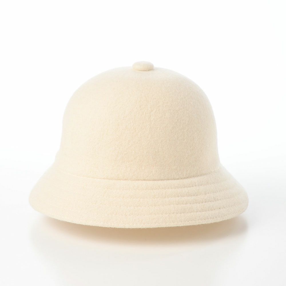 M 良品 KANGOL カンゴール ファー バケットハット ホワイト 白 【公式