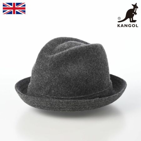 カンゴールのソフトハット WOOL PLAYER（ウール プレイヤー） ダークフランネル