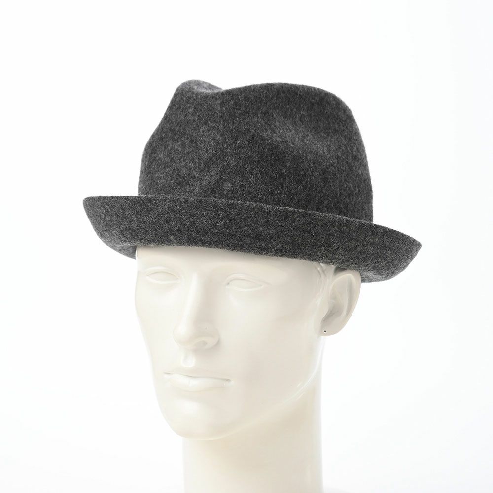 カンゴールのソフトハット WOOL PLAYER（ウール プレイヤー） ダークフランネル