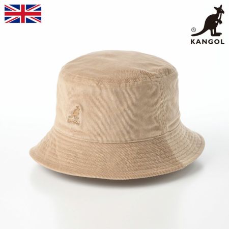 カンゴールのバケットハット CORD BUCKET（コーデュロイ バケット） ベージュ