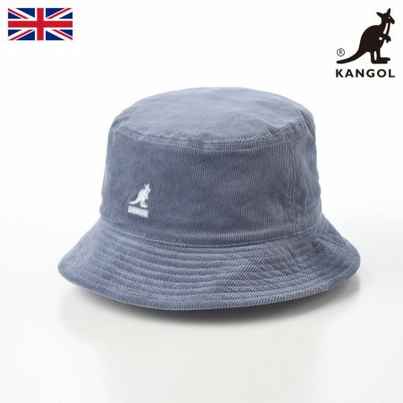 カンゴールのバケットハット CORD BUCKET（コーデュロイ バケット） デニムブルー