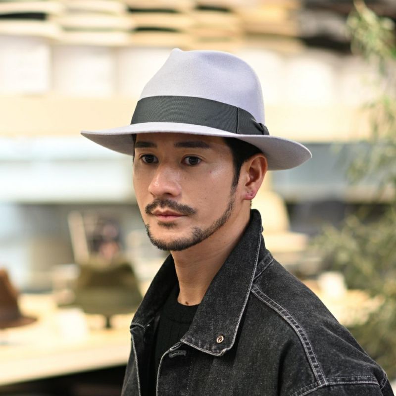 ビガリのフェルトハット ALFREDO（アルフレード） シルバーベリー