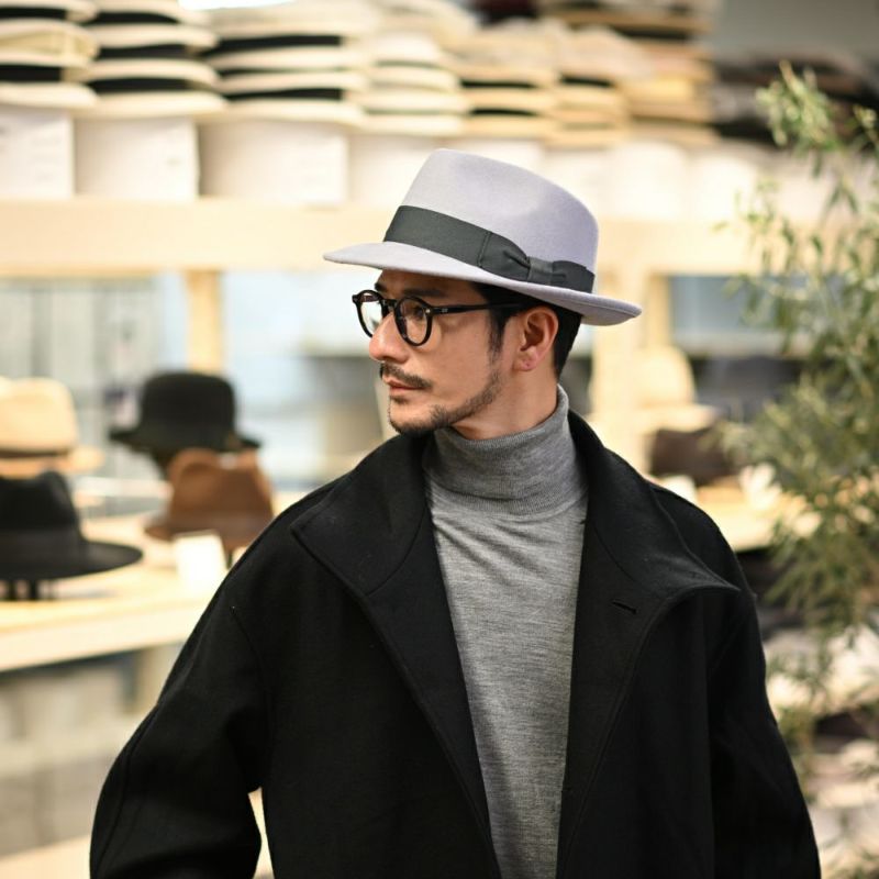 ビガリのフェルトハット PLOMO（プロモ） シルバーベリー