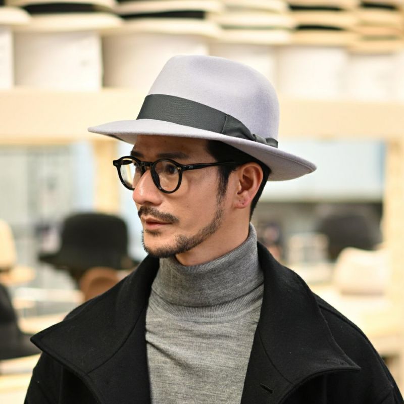 ビガリのフェルトハット DEAN（ディーン） シルバーベリー