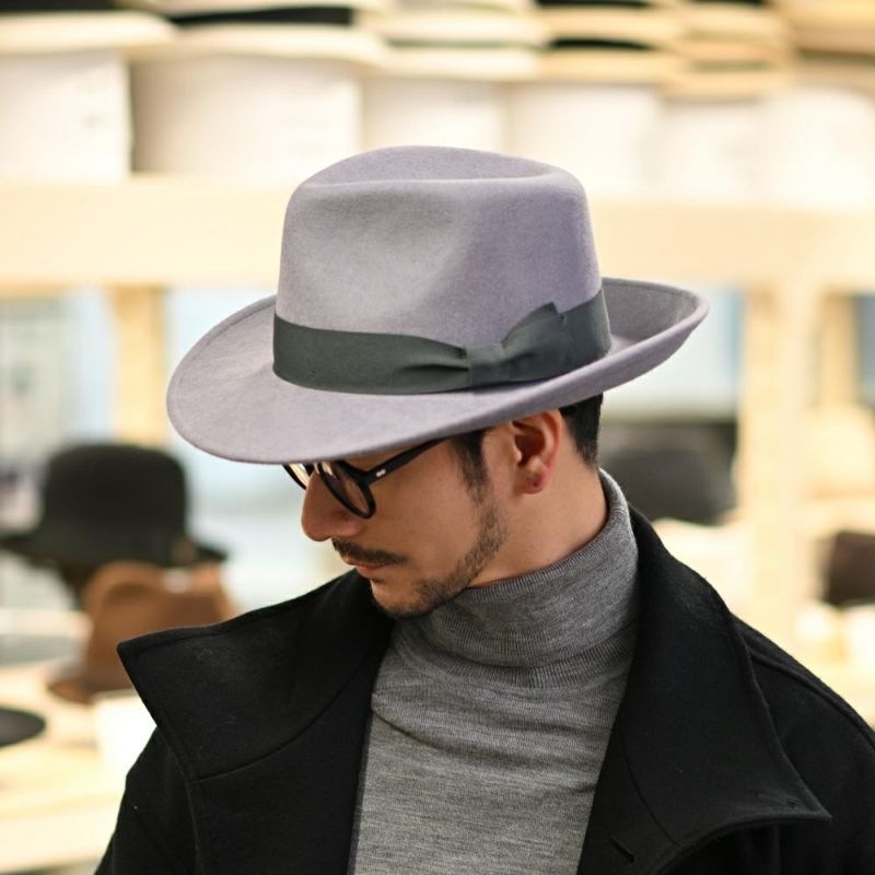 ビガリのフェルトハット DEAN（ディーン） シルバーベリー