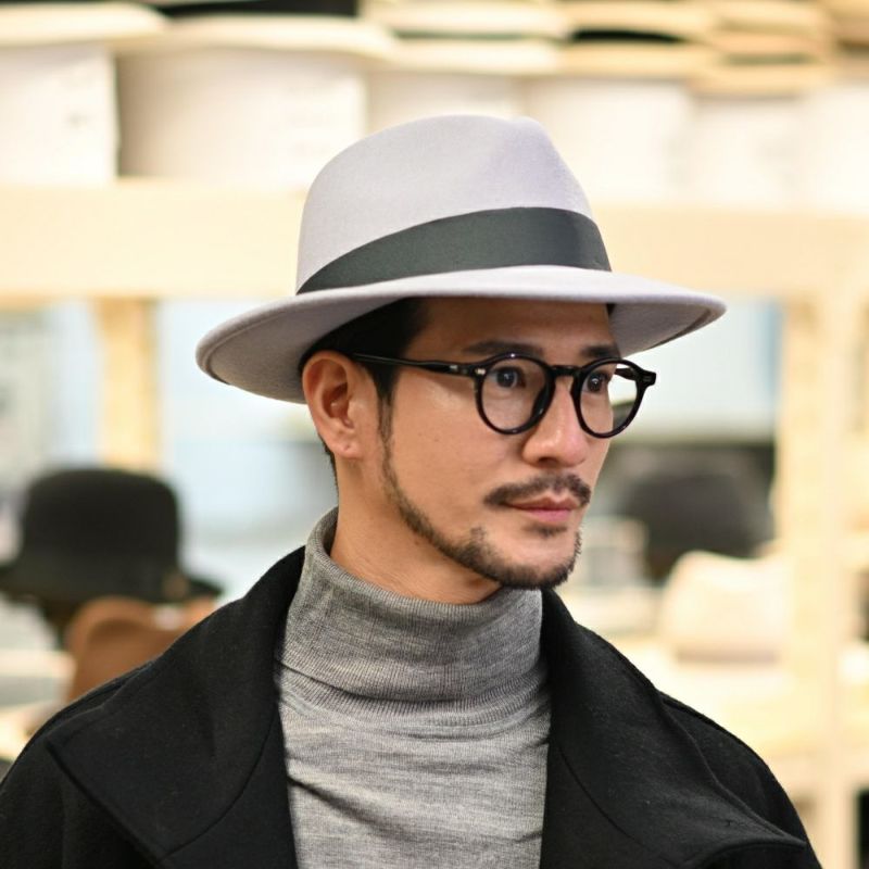 ビガリのフェルトハット DEAN（ディーン） シルバーベリー