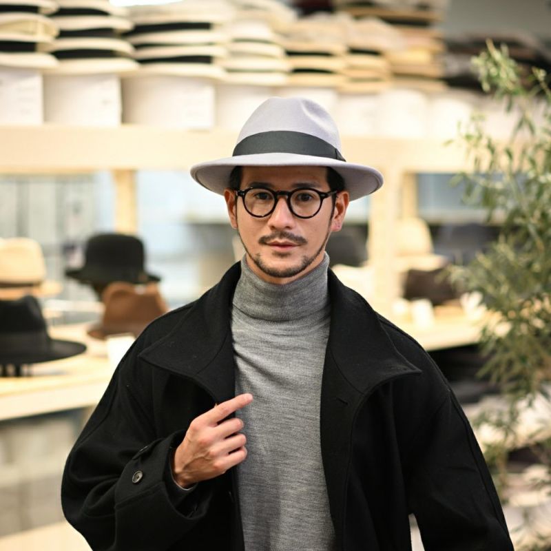 ビガリのフェルトハット DEAN（ディーン） シルバーベリー