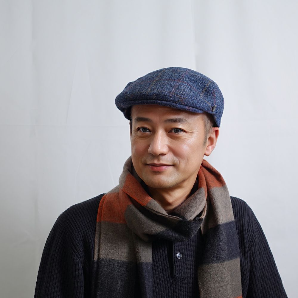 フェイルスワース ハンチング Harris Tweed Stornoway（ハリスツイード