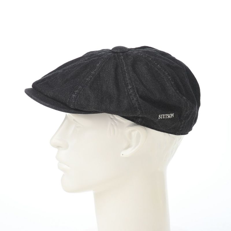 ステットソンのキャスケット ONEWASH DENIM CASQUETTE（ワンウォッシュデニム キャスケット） SE789 ブラック