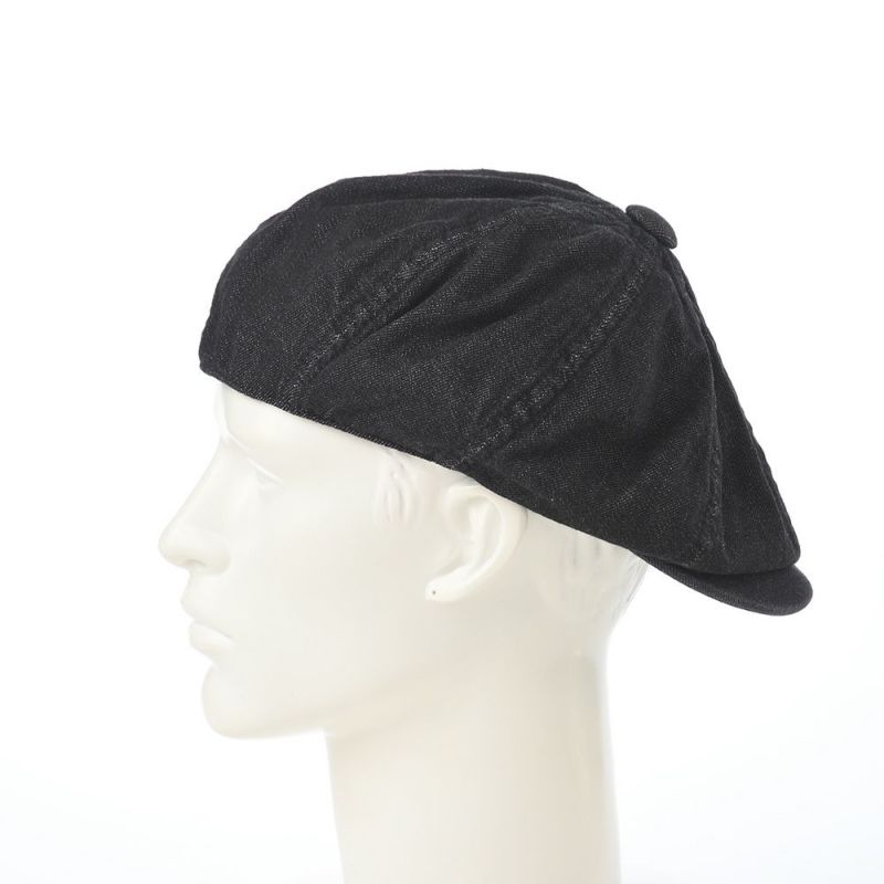 ステットソンのキャスケット ONEWASH DENIM CASQUETTE（ワンウォッシュデニム キャスケット） SE789 ブラック