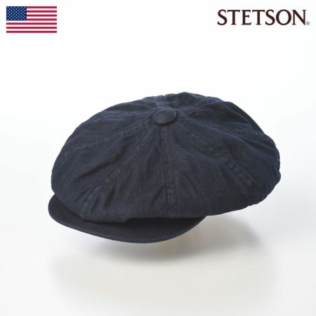 ステットソンのキャスケット ONEWASH DENIM CASQUETTE（ワンウォッシュデニム キャスケット） SE789 ネイビー