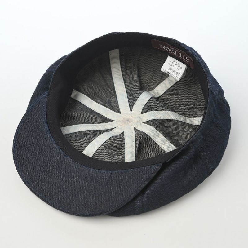 ステットソンのキャスケット ONEWASH DENIM CASQUETTE（ワンウォッシュデニム キャスケット） SE789 ネイビー