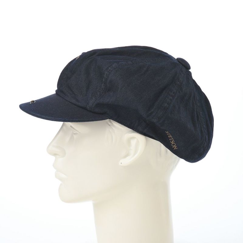 ステットソンのキャスケット ONEWASH DENIM CASQUETTE（ワンウォッシュデニム キャスケット） SE789 ネイビー